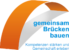 Logo: Stilisierte Brücke aus drei ineinandergreifenden Bögen (Grafik).